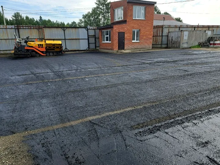 Готовая асфальтированная площадка